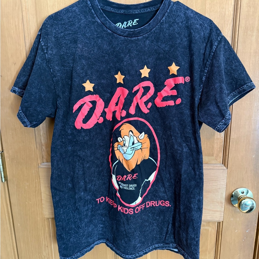 Black Short Sleeve D.A.R.E. Tee